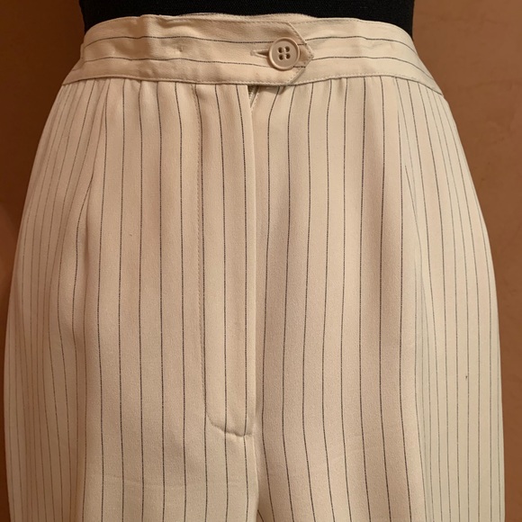 Wide-leg silk pants by Ralph Lauren - Picture 2 of 16